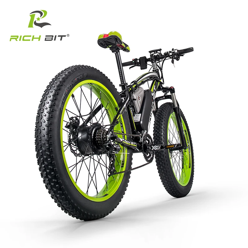 Sale RichBit RT-012 Plus 21s Electric Bike With Computer Speedometer electric Odometer Powerful Electric MTB Bike 17AH 1000W eBike 4