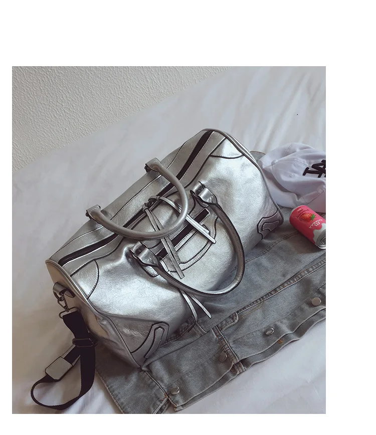 Короткая Женская дорожная сумка Портативная Большая вместительная вещевая сумка мужская дорожная сумка-интернат спортивные сумки для