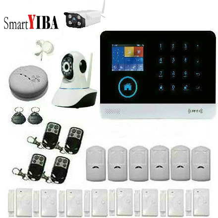 SmartYIBA APP Control GPRS WIFI GSM Home Security font b Alarm b font System Wireless Outdoor