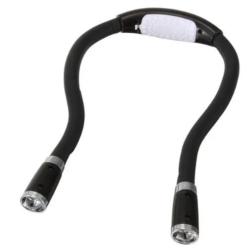 Bestselling LED Flex Neck Reading Book Light Huglight (black 4 Modes) | Лампы и освещение