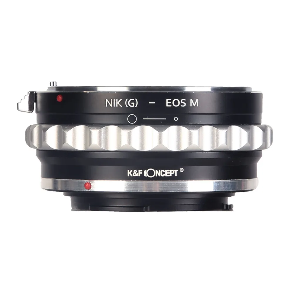 K& F концепция объектива переходное кольцо для Nikon G/F/AI/AIS/D Объективы для Canon EOS M Адаптер крепления камеры