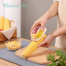 Household Manual Planer Corn Separator Kitchen Article Peeling Machine Threshing Machine Corn Peel Stripper 6 pcs time muffin corn machine waffle corn baker corn hot dog machine