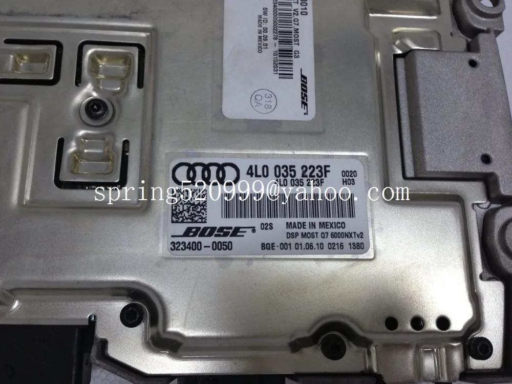 4l0 035 223f 4l0035223f усилитель завод DSP наиболее AMP 6000nxt V2 G3 323400-0050 для audiq7 A4L автомобильный навигатор VW MMI 3G