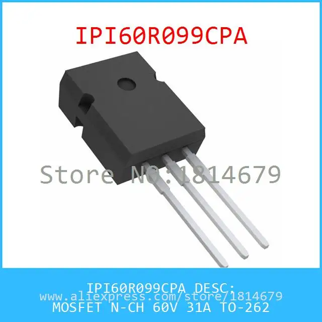 1PCS/lot IPI60R099CPA MOSFET N-CH 60V 31A TO-262 60R099 IPI60R099 |
