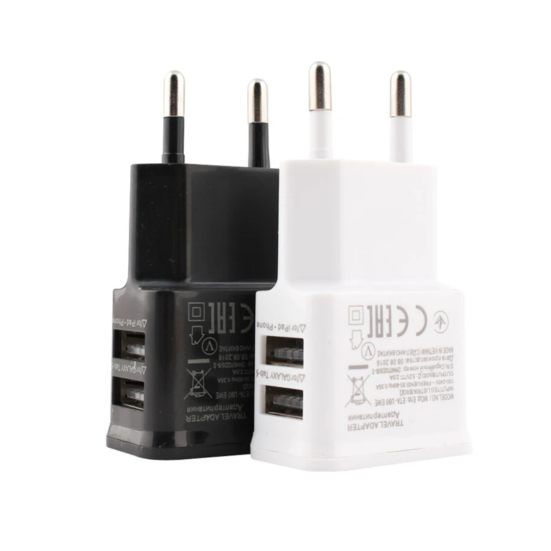 Cargador De Pared Usb 5v 2a Adaptador De Enchufe De La Ue Para