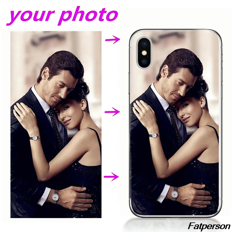 

Soft Transparent Clear Black Back Accessories Phone Cases Customized Design Photo Cover for iPhone X 8 7 6 6S Plus 5S SE XR