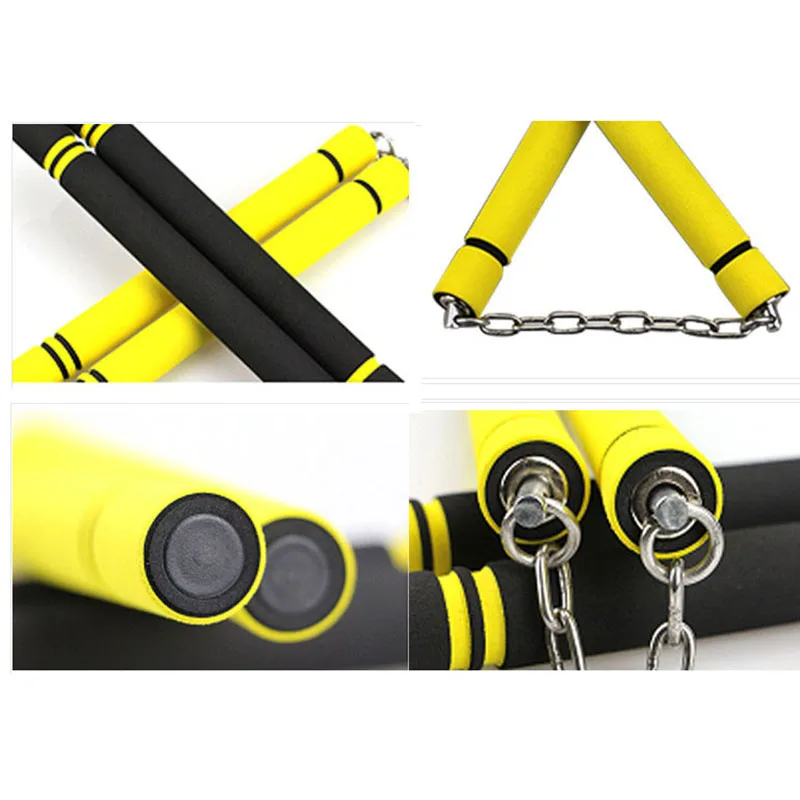 Nunchakus Safety Foam Martial Arts Products Bruce Lee Chinese Kongfu Training Sports Entertainment Fitness Body Building (10)