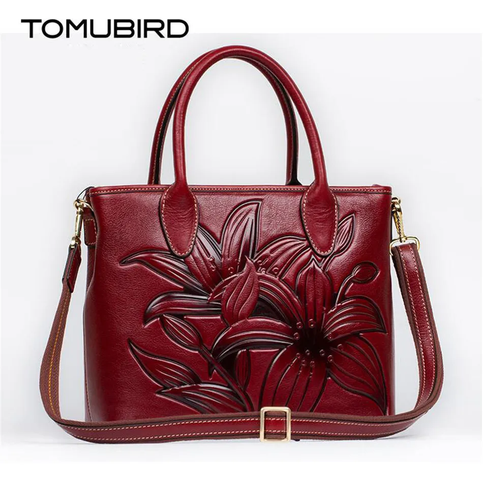 Genuine leather top handle bags handbags Women Crossbody Bag Handmade