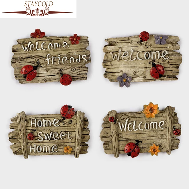 Staygold Shabby Chic Resin Decoration Fridge Magnet Home Staygold Shabby Chic Resin Decoration Fridge Magnet Home Accessories Ev Dekorasyon Aksesuarlar Wood Liques