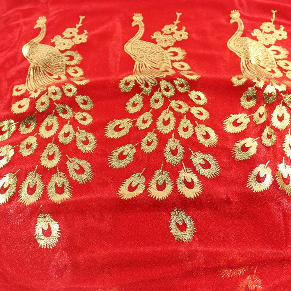 Женский шарф с павлиньими цветами длинный мягкий палантин разных цветов Пашмина