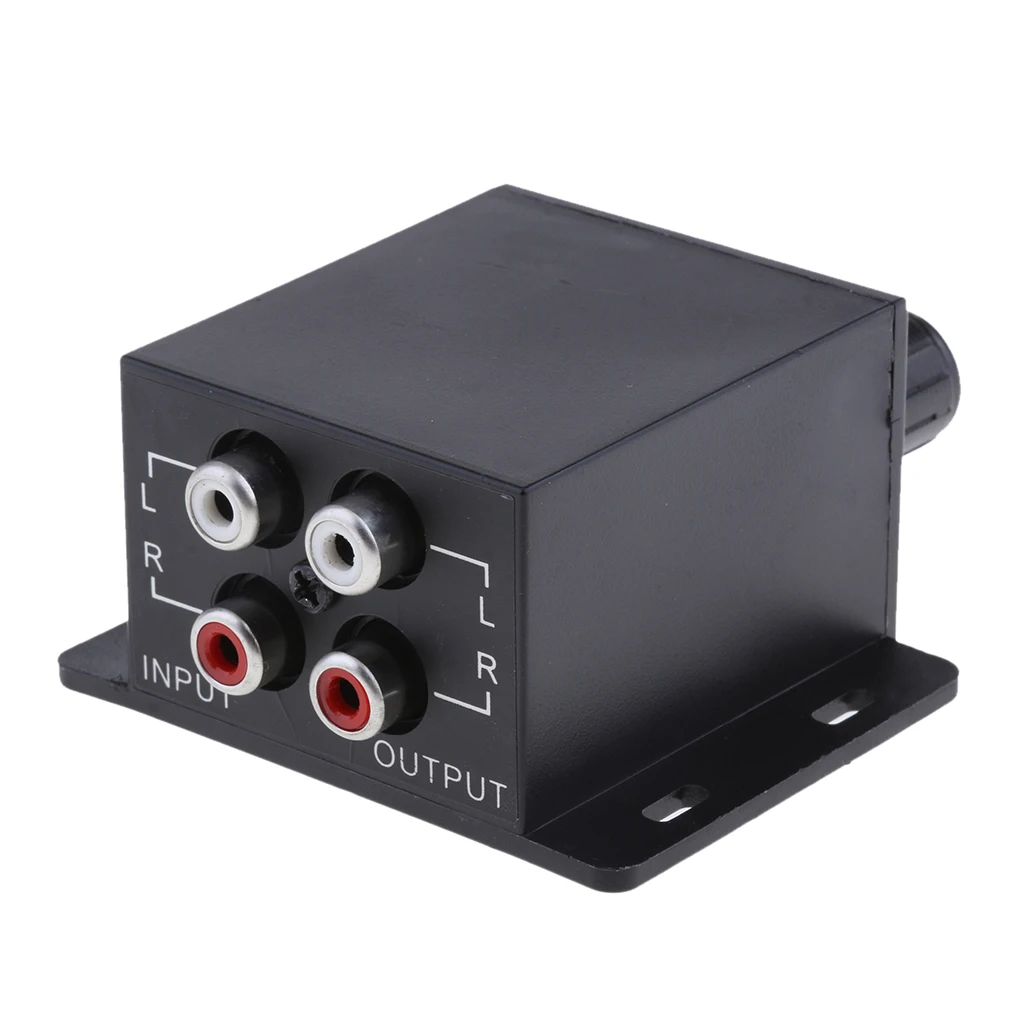 

Universal Car Audio Amplifier Bass Boost RCA Level Remote Volume Control Knob