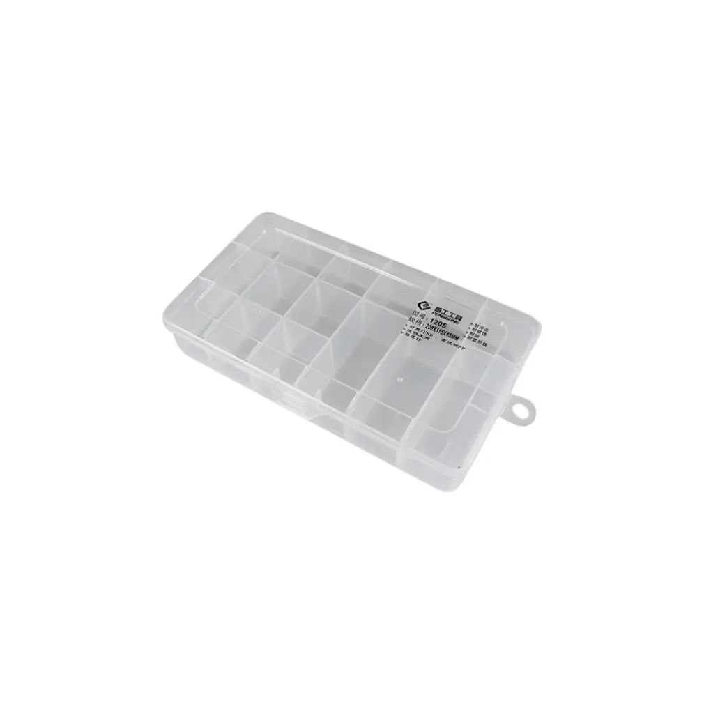 1205 Пластик ящик для инструментов прозрачный ящик для электронные детали, болты ящик для хранения пластиковый для электронных запчастей