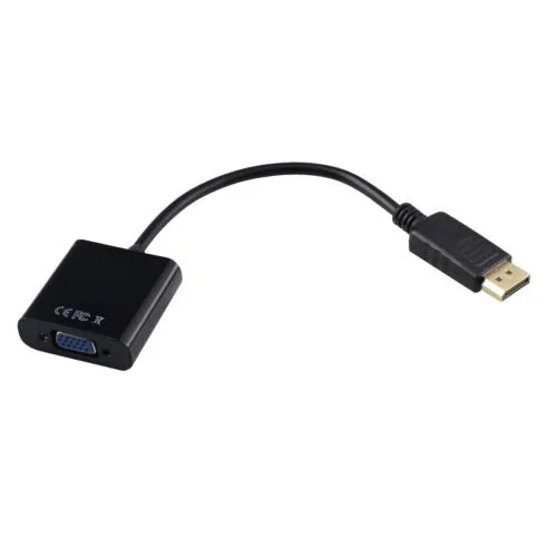 Бесплатная доставка DisplayPort DP для преобразователя VGA Кабель-адаптер портативных ПК Мониторы проектор HDTV