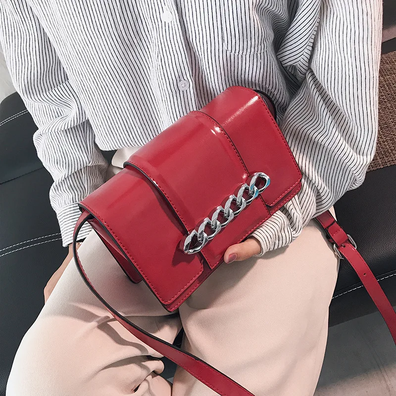 

New 2019 Designer Hot Sale Handbag Simple Designer PU Leather Handbags Women Ladies Shoulder Messenger Crossbody Bags 712