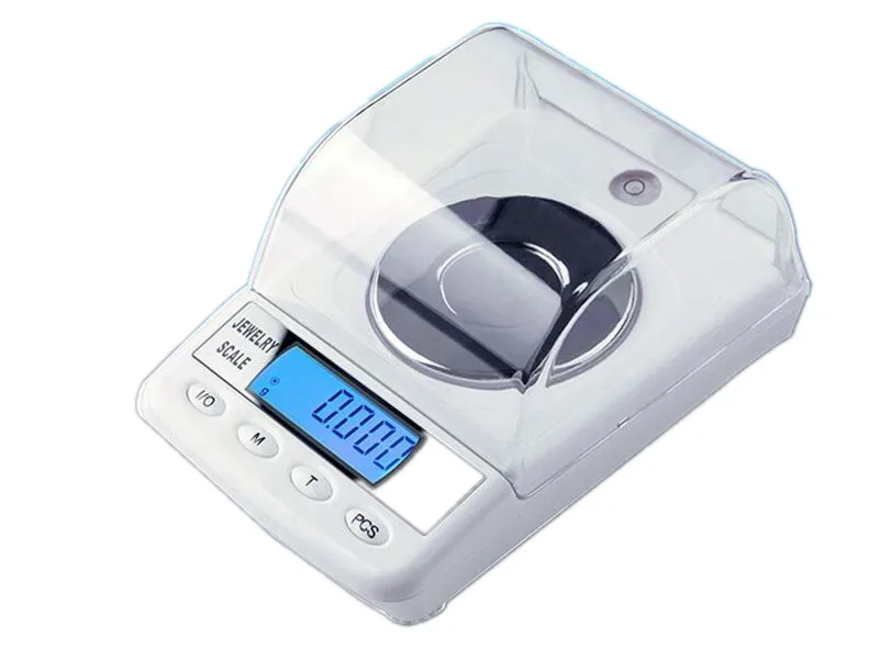 Точные ювелирные весы 50 г 0,001 г, портативные электронные кухонные весы с порошком, цифровые весы с ЖК-дисплеем, портативные кухонные инструменты