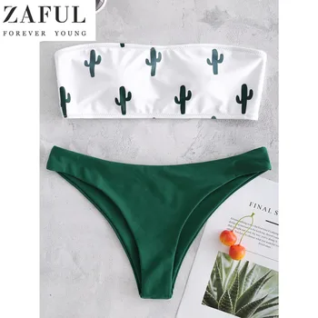 zaful cactus bikini
