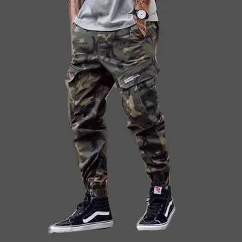

Jeans Men Fashion Classical Jeans High Street Jogger Pants Brand Designer Big Pocket Military Cargo Pants Men Jeans