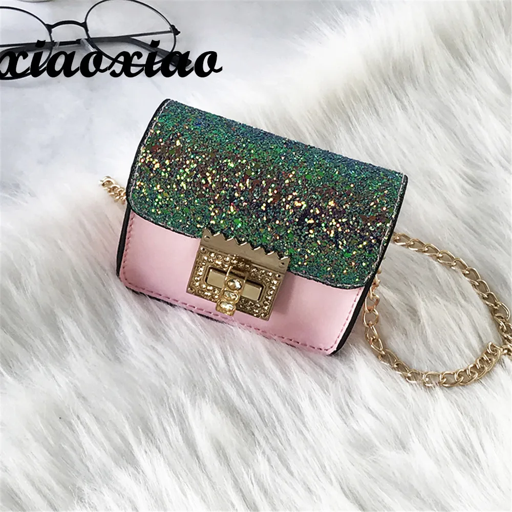 

HTNBO Luxury Handbags Women Bags Designer Paillette Handbag Shoulder Bag Mini Messenger Bag For Women 2018