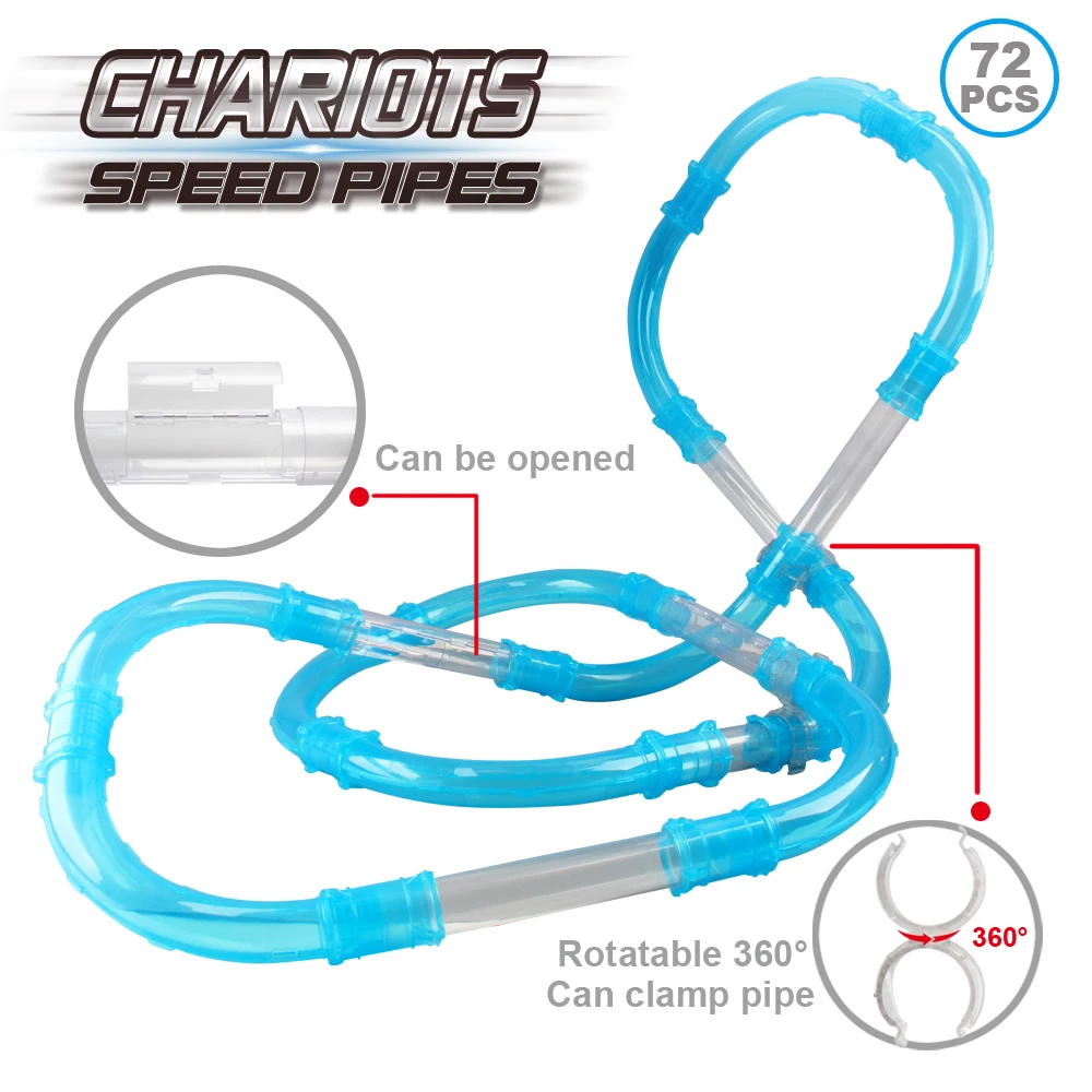 72PCS Flexible RC Track Assembly Race Track DIY Kereta Speed