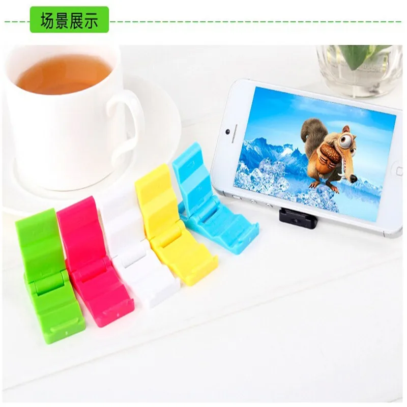 

Universal Folding Table Cell Phone Support Plastic Holder Desktop Stand for your phone Smartphone &Tablet Support Phone holder