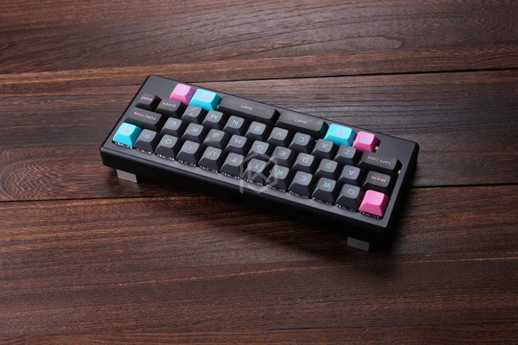  Anodized Aluminium case for daisy 40% hhkb layout custom keyboard acrylic panels diffuser can suppo