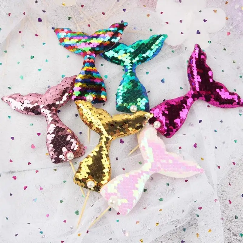 Sequins Mermaid Tail Flatback Cabochons For Decoration Charm Acessorios