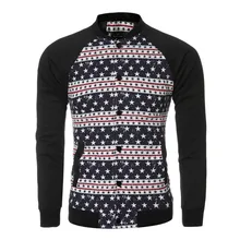 Men\'s Casual Jacket New Fashion Jacket Trend High-end Men\'s Baseball Uniform Stitching Jacket 2019 New Men\'s Jacket