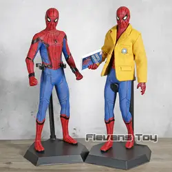 Сумасшедшие игрушки Человек-паук Homecoming Человек-паук 1/6 Масштаб ПВХ Фигурка Статуя коллекция супергерой модель игрушка подарок