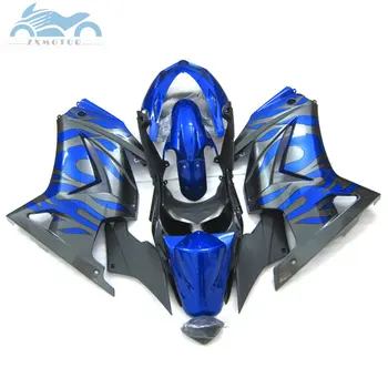 

Blue black Fairing kit for Kawasaki Ninja 250R EX250 2008 2009 2010 2011 2013 2014 ZX 250 08 09 10 11 12 13 14 fairing kits 3P2