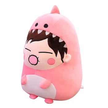 

Cute Matryoshka dinosaur plush toy couple doll girl bed sleeping doll doll girl heart