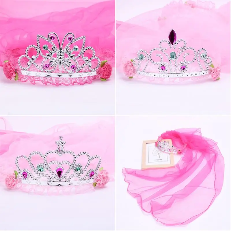 princess flower hair band