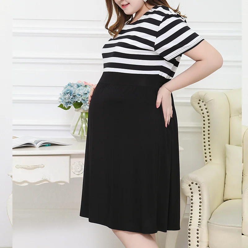 Большой размер для беременных платье летнее платье плюс fertilizer xl платье для беременных хлопковое свободное платье с короткими рукавами