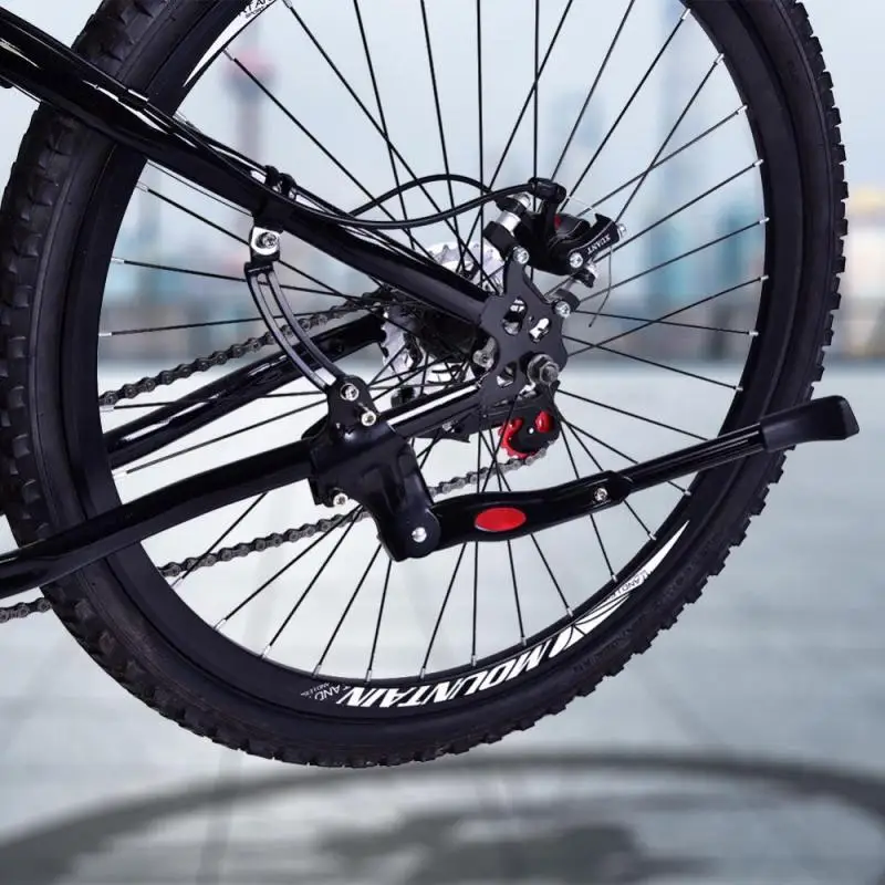 Регулируемый MTB велосипед подставка парковка велосипедов стойку шоссейном велосипеде подножка сбоку Поддержка алюминия Велоспорт Запчасти для 26-28 дюймов велосипед