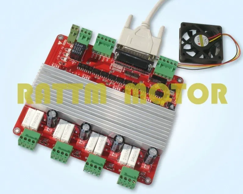 【AT USA】4 Axis TB6560 Stepper Motor CNC Controller Board 4V Type for CNC Router 