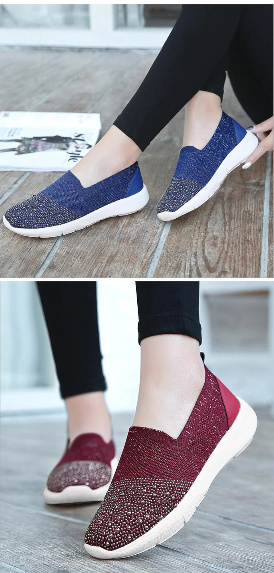 5 flats women
