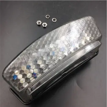 

Motorcycle Rear Brake LED Tail Integrated Turn Signal Lights For Ducati Monster 1000 S2R S4 S4R S4RS Clear Lens