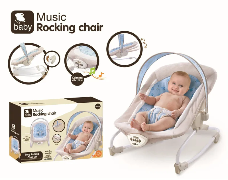 2017 Brand New Babies Electric Appease Rocking Chair Bouncers,Jumpers & Swings Baby Shake Chairs Infant Leisure Chair With Music13