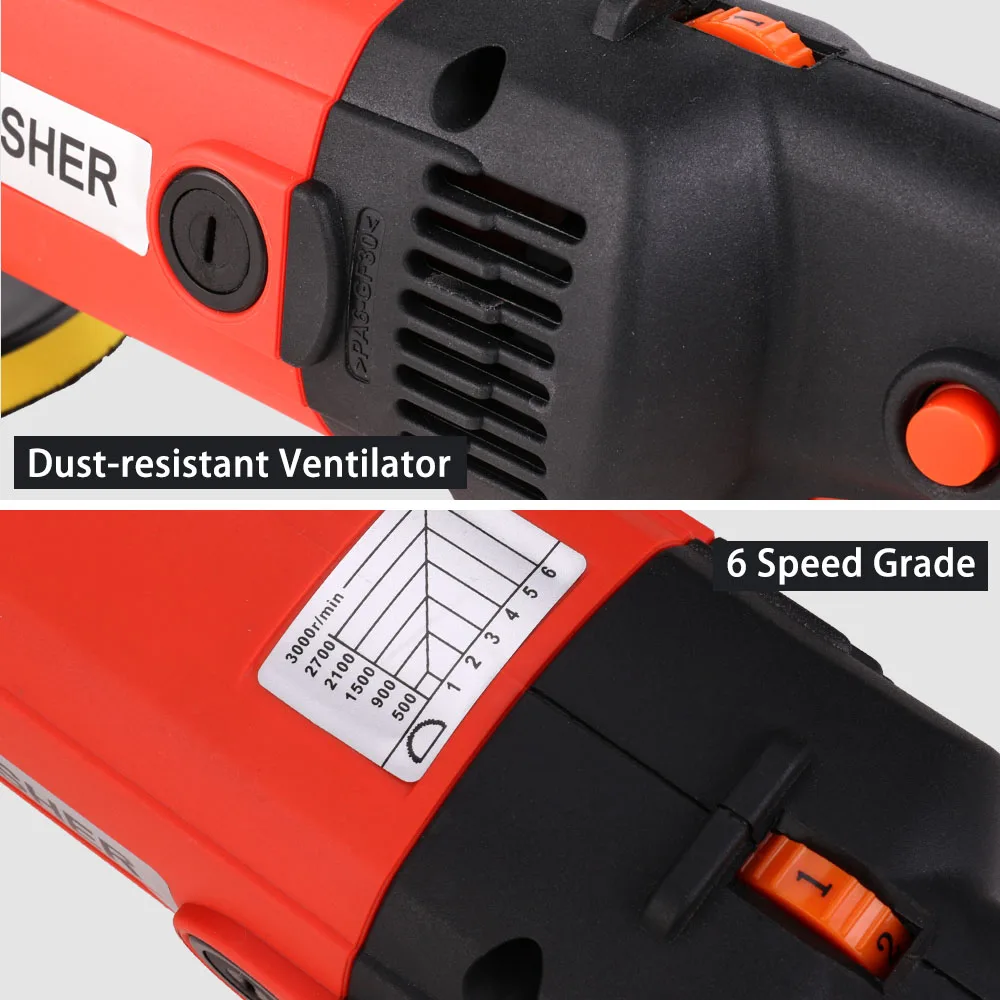 2" / 3" Inch Professional High Performance Car Auto Polisher Air Palm Dual Action Speed Controlled Palm Sander