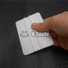 100 шт/партия Пользовательский логотип белый скребок Инструменты для фолировки автомобиля для обертывания автомобиля и вывески винил