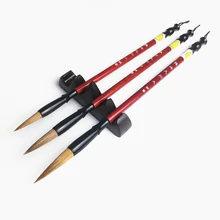 Высокое качество Китайская традиционная ручка-кисть для каллиграфии живопись большая средняя маленькая Обычная скрипт кисточки для письма 3 шт