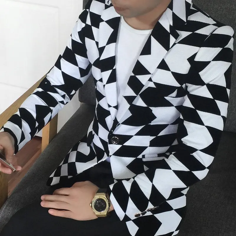 Compare Prices on Blazer Men Black and White Online Shopping/Buy Low