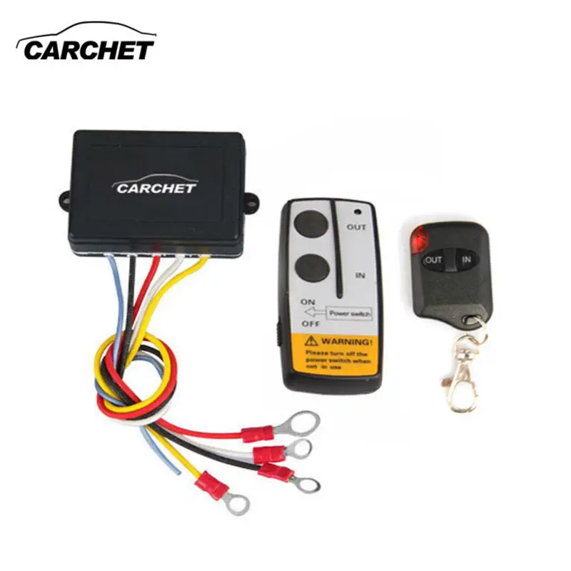imágenes para CARCHET 12 V Winch 50ft Inteligente Interruptor de Control Remoto Inalámbrico Conjunto E indicador de luz Para Jeep Truck ATV Universal NEW2017 PROMOCIÓN imágenes para CARCHET 12 V Winch 50ft Inteligente Interruptor de Control Remoto Inalámbrico Conjunto E indicador de luz Para Jeep Truck ATV Universal NEW2017 PROMOCIÓN
