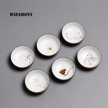 

1PCS WIZAMONY Warehouse Clearance Chinese Ru Kiln Porcelain Gaiwan tea set Teacups Porcelain Bowl China Tea Pot Celadon Teacup