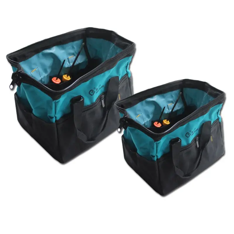 

Hardware Machinist Toolkit Handbag Waterproof Oxford Cloth Multi Organize Zipper Pockets Storage Pouch Electrician Worker Use To