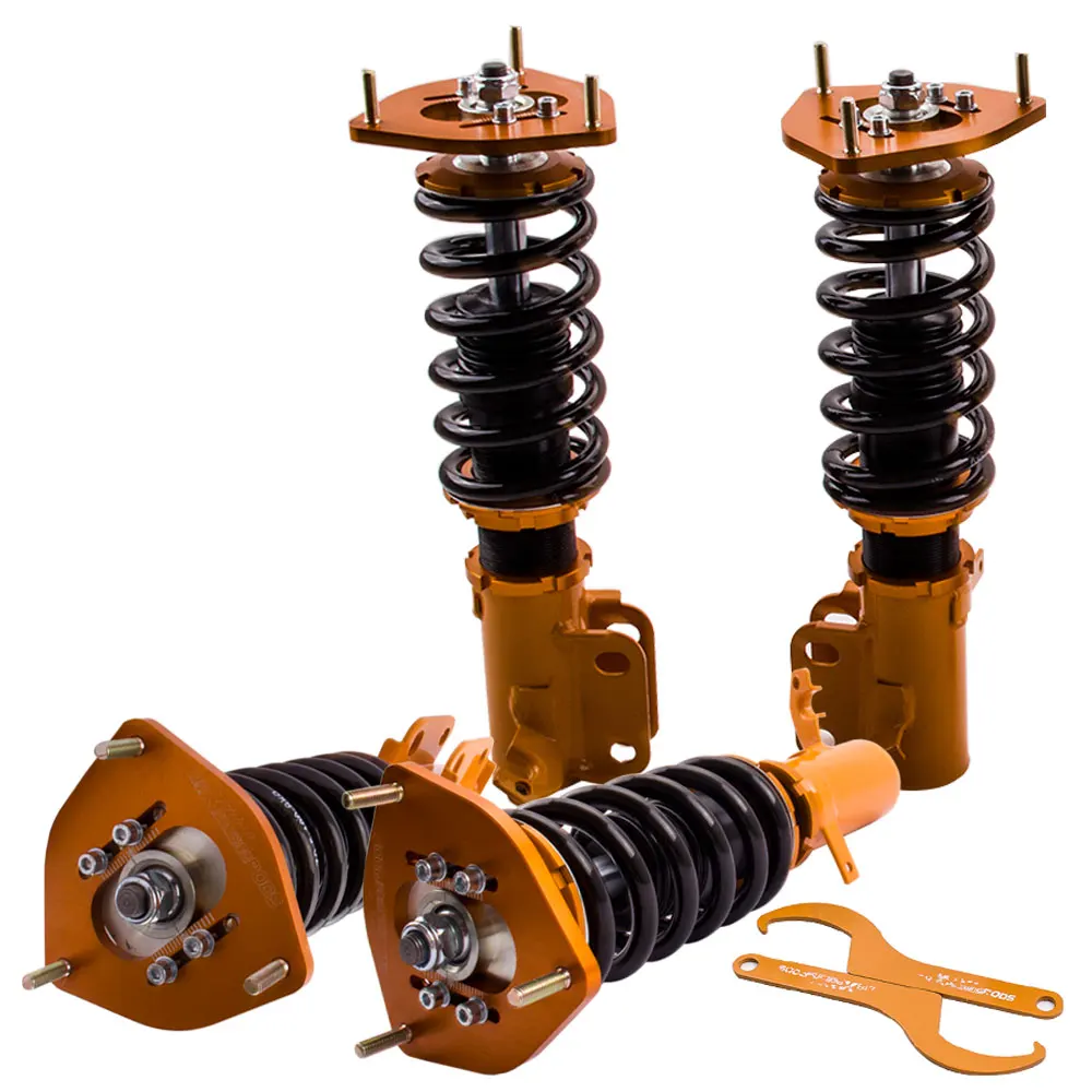 Комплект подвески койловеров для Toyota Corolla Lewin E100 E110 AE100 87-2000 AE92 AE101 AE111 Adj Camber Coilover Пружинные стойки