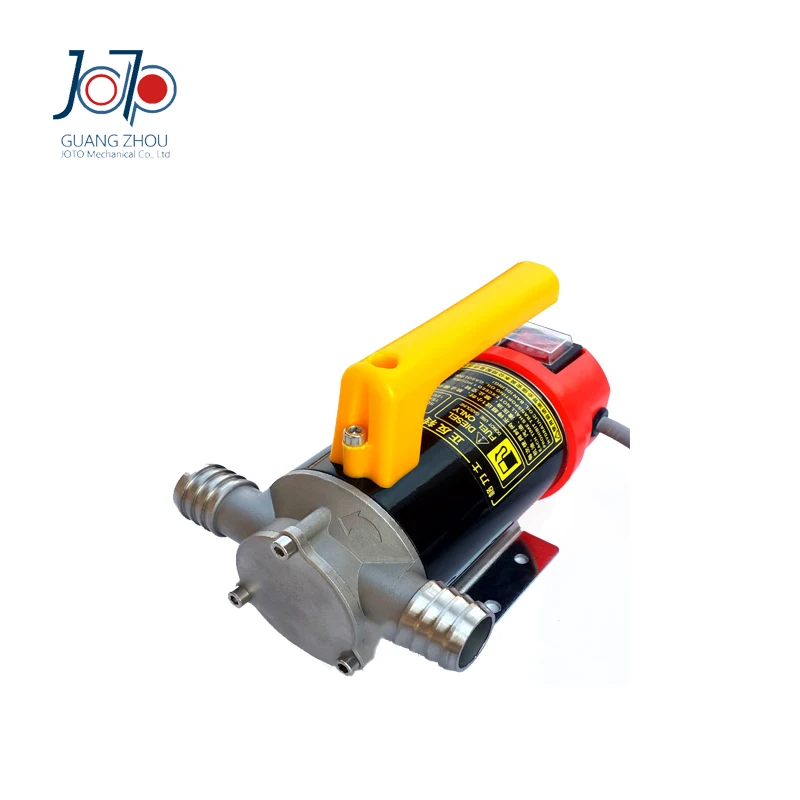 

270W, 24V, 60L/min Reversible Electric Self-priming Diesel Refuel Oil Pump 4m Power Line 8m Steel Wire Tube
