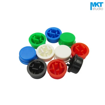

1000Pcs Colorful Switch Caps For 12*12mm Tactile Tack Momentary Switch Red Green Blue Yellow White Black Gray