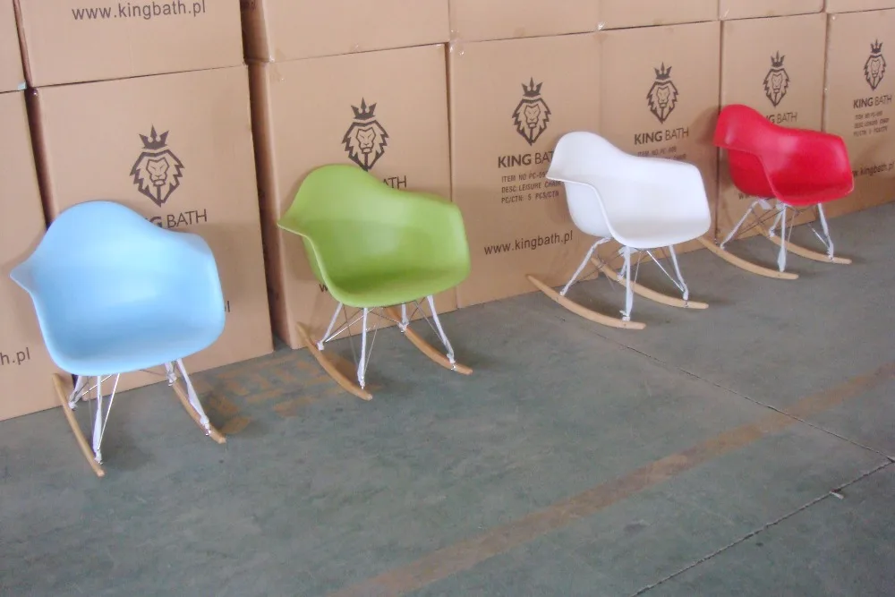 Современное пластиковое кресло-качалка. Модный пластиковый стул для отдыха. Кресло-качалка с подлокотником. Пластиковое кресло-качалка/популярное кресло-качалка