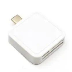 2 в 1 USB OTG кардридер Универсальный Micro USB OTG TF/SD кардридер телефонный удлинитель-переходник Micro USB OTG