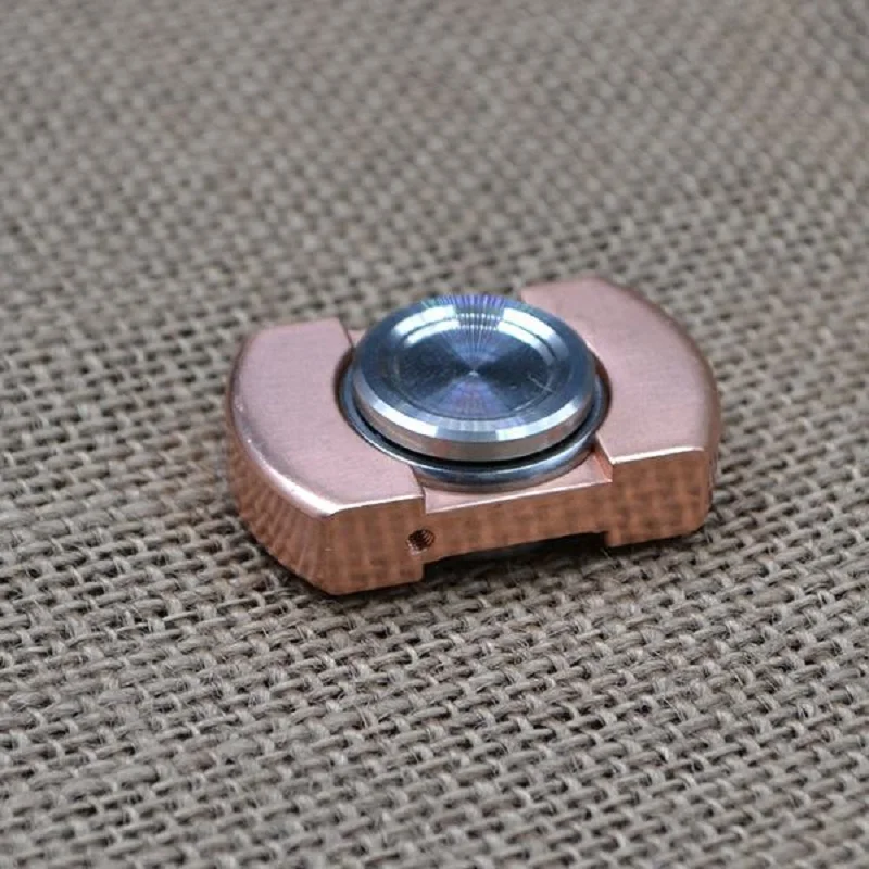 

Stress Relief EDC Fidget Hand Spinner Focus Toy Copper 4cm*2.5cm*9cm